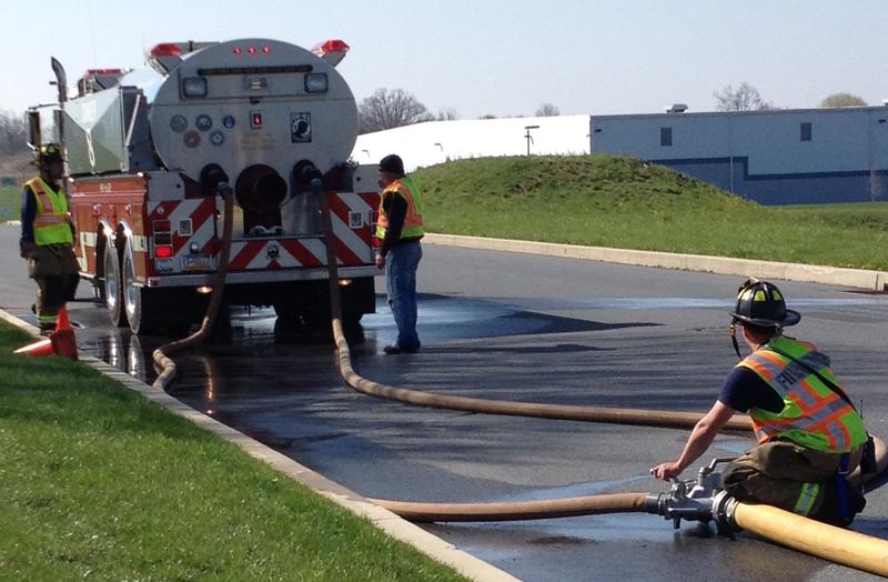 Rural water supply training on 04/26/14 at the Bellaire Business Park. Photo by EMC Scot Kreger.